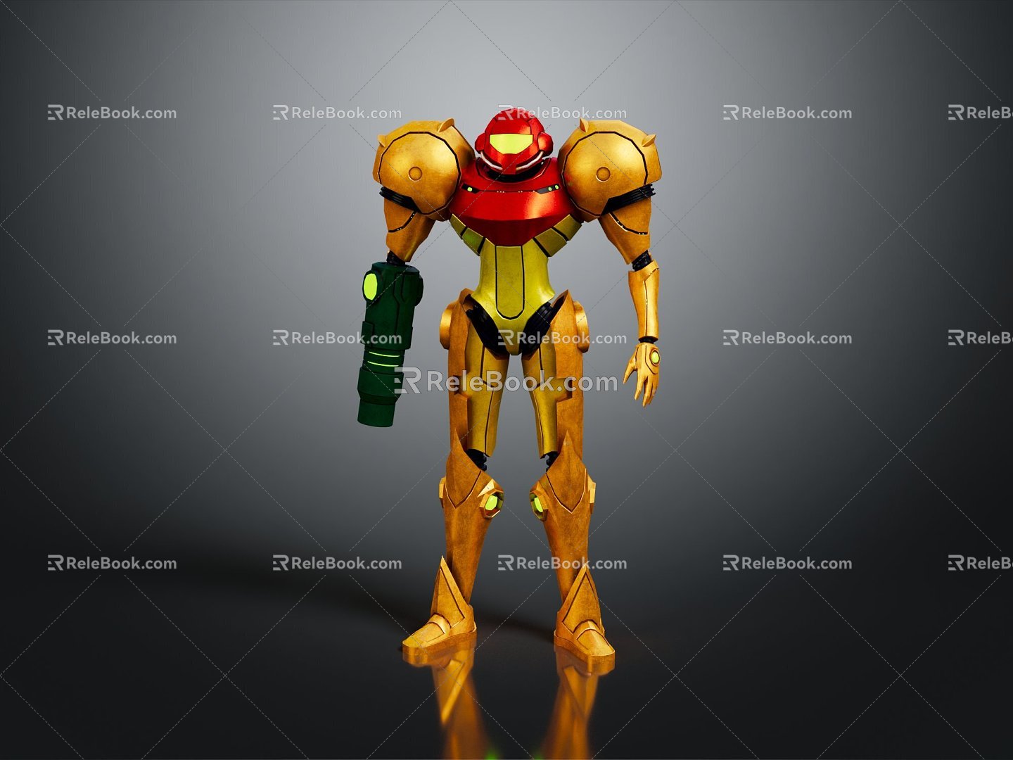 Mecha Warrior Mecha Soldier Machine Armor Mechanical Armor 3d model