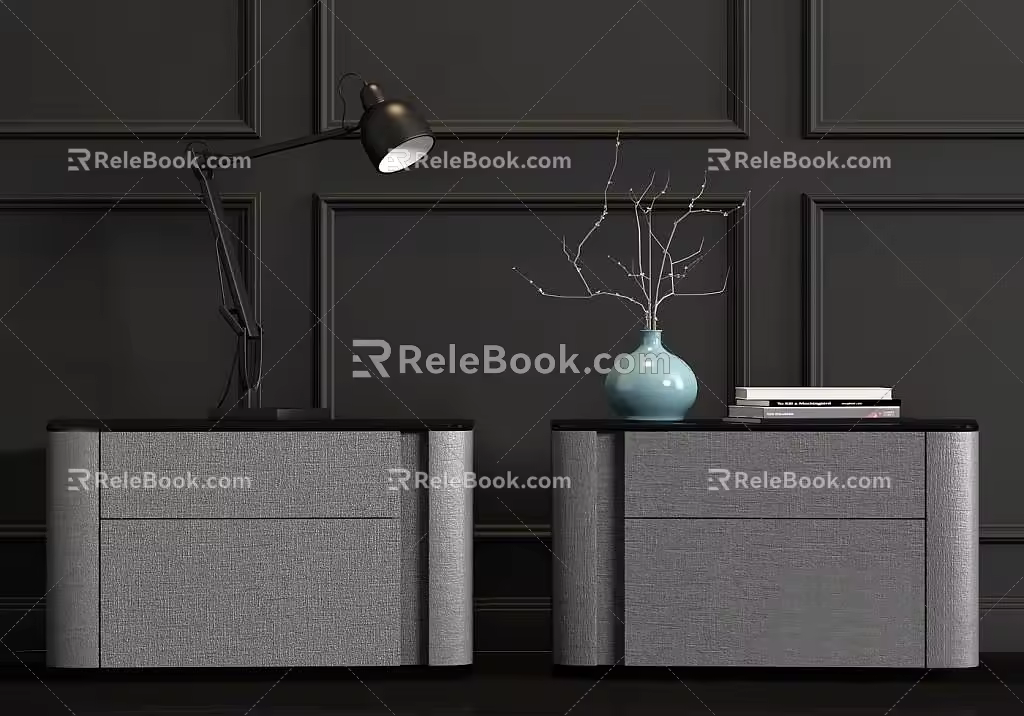 Bedside table 3d model