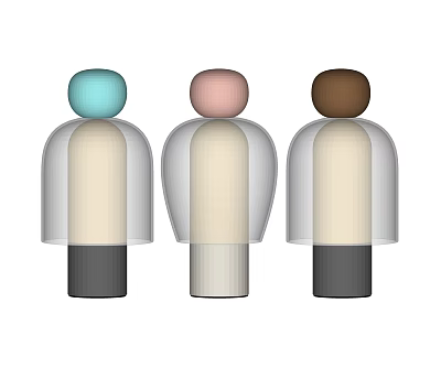 Modern Table Lamp Glass Table Lamp Table Lamp Combination Bedside Table Lamp 3d model