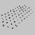Game props 3d model