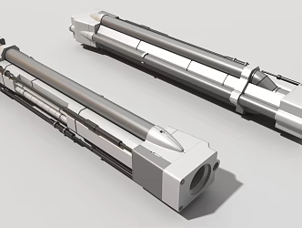 Pipe Industrial Parts Valve Cylinder Hard Surface Machinery High-tech Industrial Parts 3d model