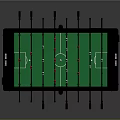Black Foosball Table With Green Playing Surface White Red Players Home Sport Logo Kicker Brand