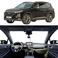 Hyundai SUV Exterior And Interior Features 3d model