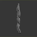 Contradiction Medieval Shield Ancient Shield Defensive Weapon Ancient Shield Iron Shield Protective Shield 3d model