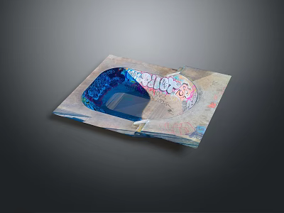 Transparent CD Disc With Colorful Reflective Surface And Shiny Iridescent Effect 3d model