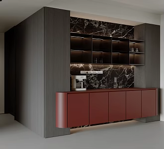 Minimalist Sideboard 3d model