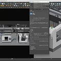 Advanced Industrial Equipment CNC Machines With Control Panels And Mechanical Structures