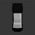 Futuristic Black Car With Transparent Roof Orange Wheels And Illuminated Strips