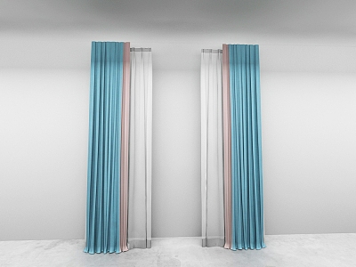 Curtains 3d model