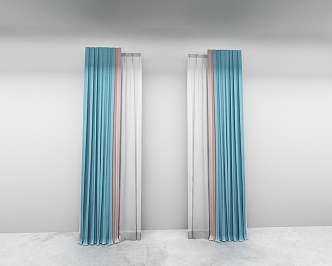 Curtains 3d model