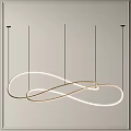 Modern Curved Chandelier Designs Featuring LED Lighting And Sleek Metal Frames For Home Interiors