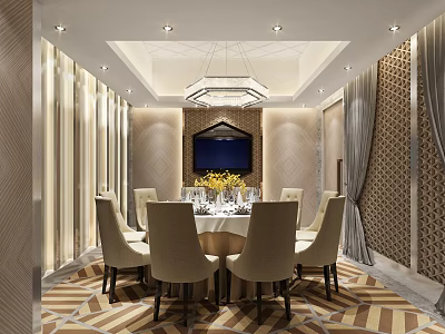 Modern Hotel Room 3d model Modern Hotel Room 3d model