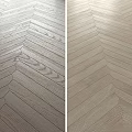 Light Colored Wooden Floor With Herringbone Pattern And Natural Wood Grain