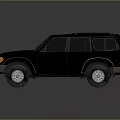 Black Off Road SUV With Roof Rack And Large Tires Exterior Design