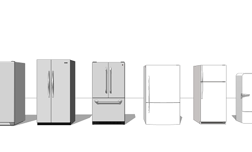 Refrigerator Freezer 3d model