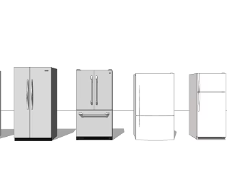 Refrigerator Freezer 3d model