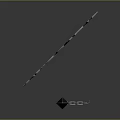 Tactical Black Modern Metallic Weapons Set With Spear And Shurikens