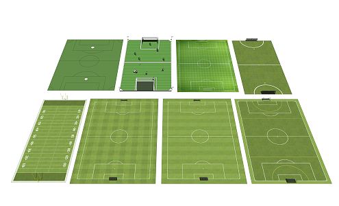 modern football stadium 3d model