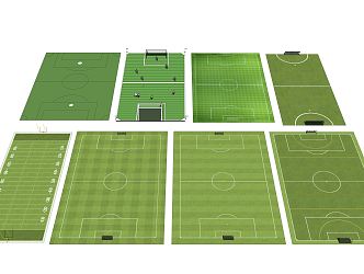 modern football stadium 3d model