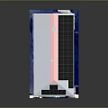Solar Panel Array On Roof With Various Sections And White Component Design