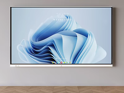 Electronic display computer LCD screen 3d model