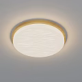 Modern Cloud Shaped Ceiling Light with White Lampshade Golden Frame and Soft Lighting for Bedroom