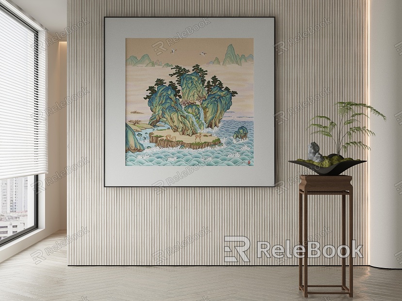 New Chinese Decorative Painting model