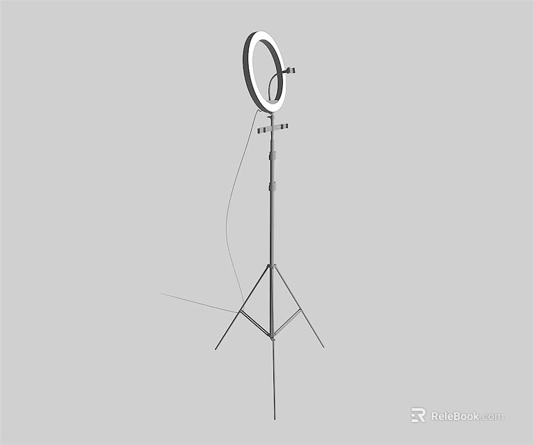 Adjustable Ring Light With Tripod Stand For Photography And Video Use 3d model 