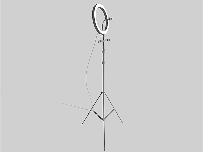 Adjustable Ring Light With Tripod Stand For Photography And Video Use 3d model