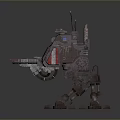 Mech Warrior Mech Soldier Machine Battlearm Mechanical Battlearm Machine Fighter Robot 3d model