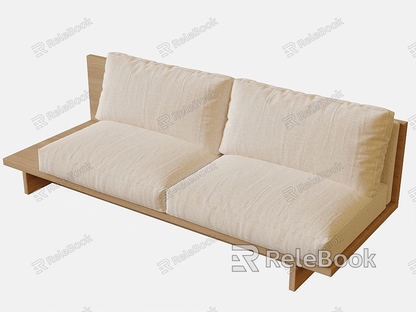 Quiet double sofa model