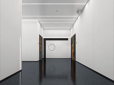 Modern foyer 3d model