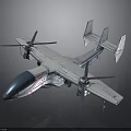 Futuristic Spacecraft Design Featuring Streamlined Body Wings And Propellers For Space Exploration