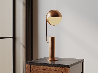 Modern table lamp 3d model