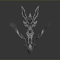 Monster Monster Monster Flying Monster Mountain Essence Alien Monster Alien Monster Monster Warrior 3d model