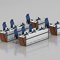 Modern Monitoring Room With Multiple Workstations Computer Monitors And Ergonomic Chairs