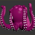 Cuttlefish Squid Cuttlefish Squid Squid Octopus Beads Squid Octopus Octopus Heart-fin Whip Squid 3d model