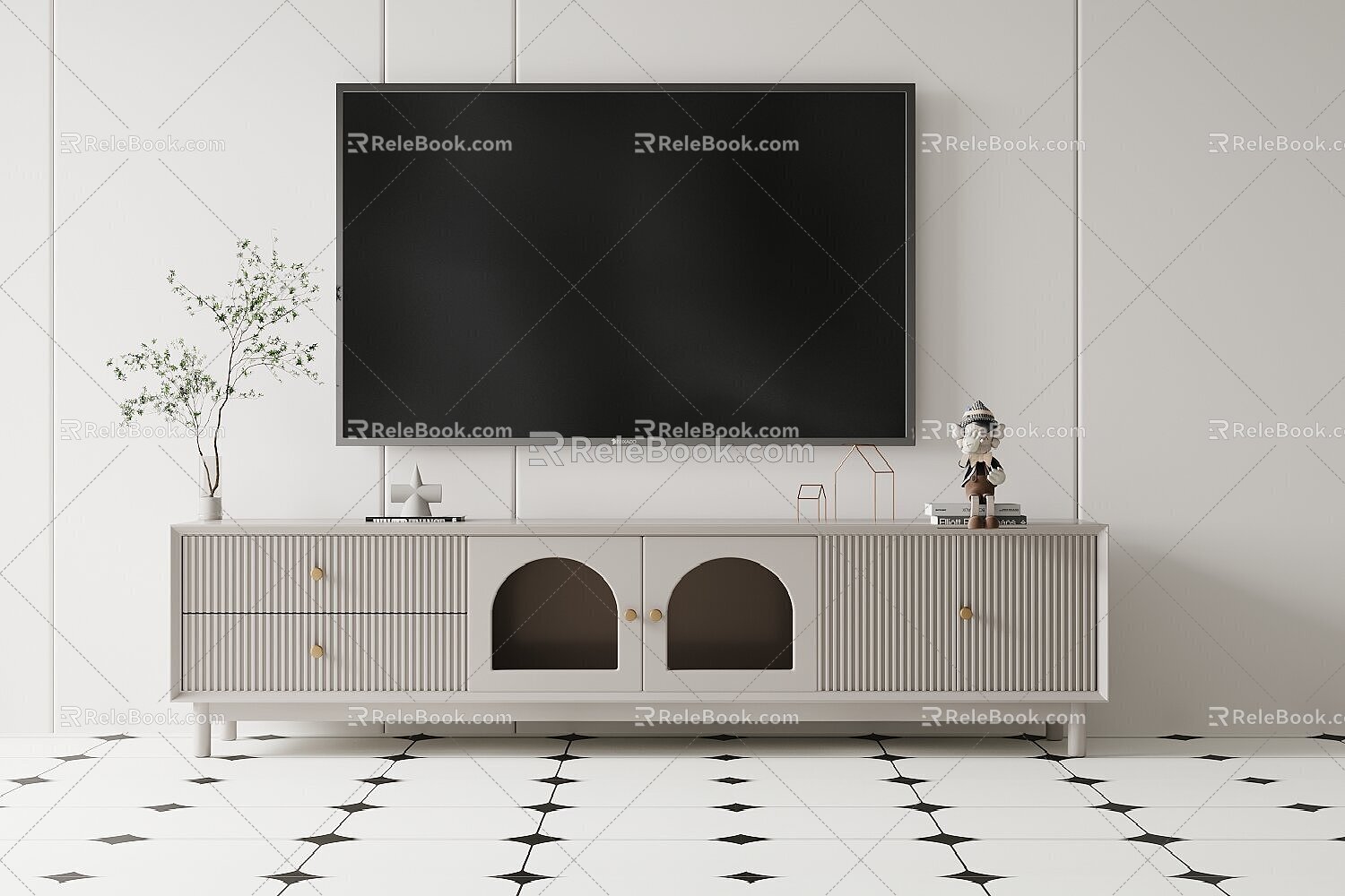 Modern TV Cabinet 3d model