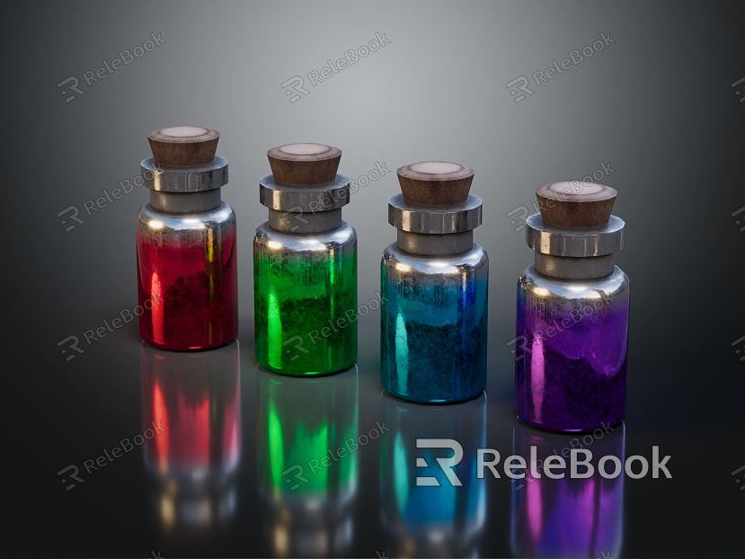 Modern Potion Medicine Magic Bottle Blood Bottle Magic Bottle Magic Potion model