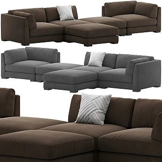 Combination sofa 3d model