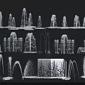 Garden Ornaments Showcasing Various Decorative Fountain Designs And Shapes For Gardens