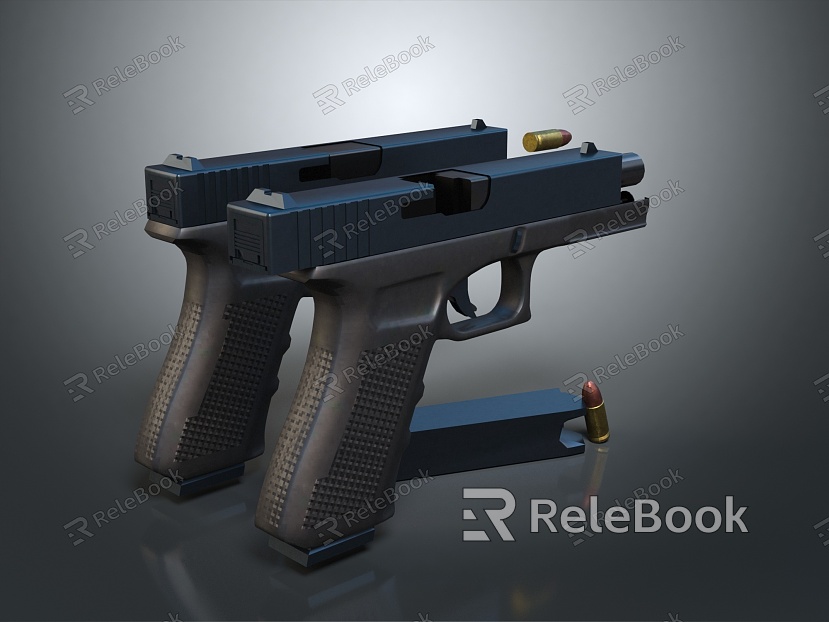 pistol semi-automatic pistol automatic pistol modern weapon hot weapon hot weapon gun military model