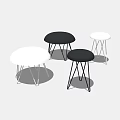 Modern side a few minimalist jellyfish side a few 3d model