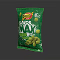 TATAELA FLAVOR MAX Masala Takes Spicy Green Snack With Crunchy Tasty Flavor Pack