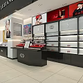 Perfume Store Cosmetics Store Cosmetics Showcase Counter 3d model