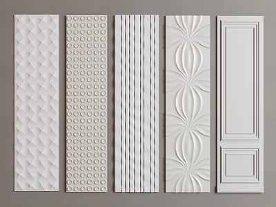 Wall panel 3d model