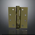 Durable Brass Hardware Hinge With Mounting Holes For Furniture Door Installation