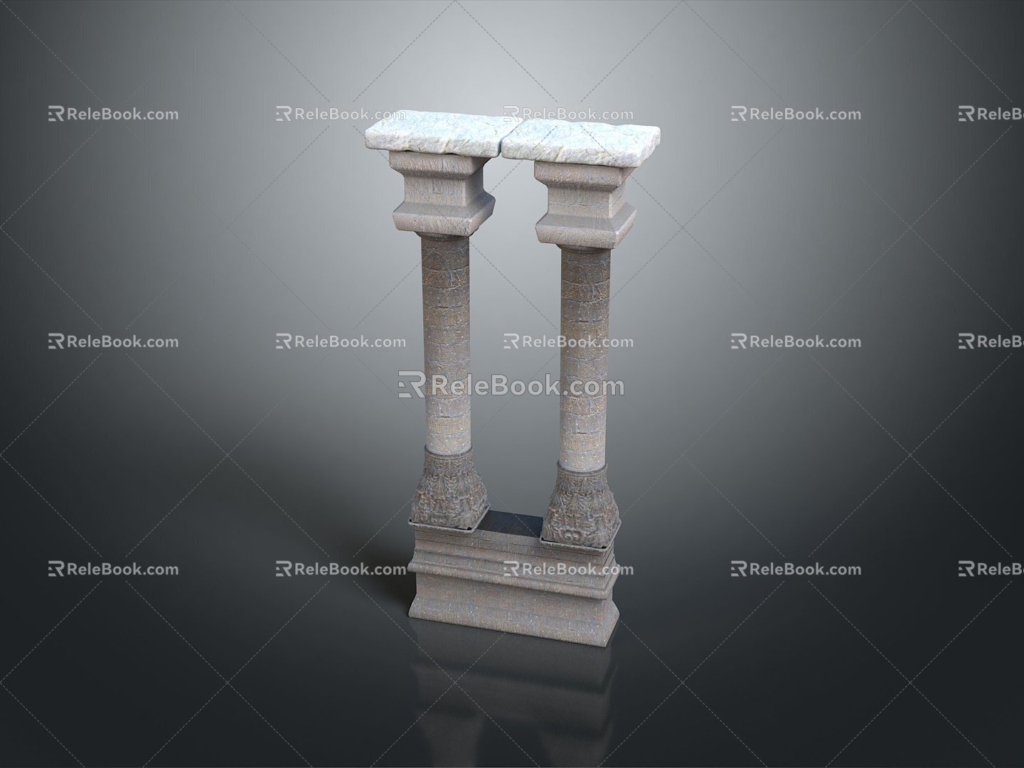 Columns Stone Columns Stone Columns Old Columns Roman Columns Roman Columns Classical Columns Greek Columns 3d model