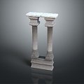 Columns Stone Columns Stone Columns Old Columns Roman Columns Roman Columns Classical Columns Greek Columns 3d model