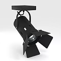 Black Metal Adjustable Downlight Spotlight Modern Design Ceiling Mounted Lighting Fixture